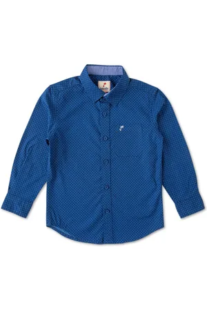 Juscubs Boys Premium Micro Ditsy Printed Cotton Casual Shirt