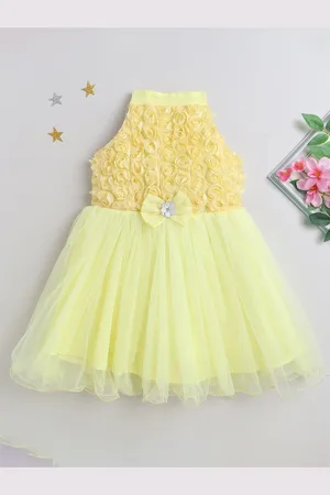 MANY FROCKS & Girls Self Design Fit & Flare Dress