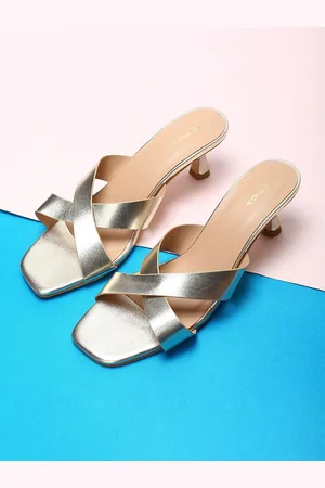 Valerie Slingback Sandal In Silver Metallic Leather