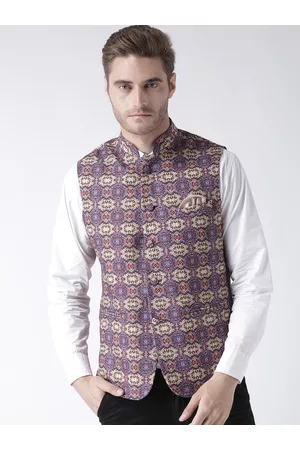 Buy Even Apparels Grey Merino Men's Nehru Jacket-Contrast Lining-Free Pocket  Square Online at Best Price | Distacart