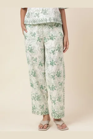 Fabindia Women Floral Printed Trousers