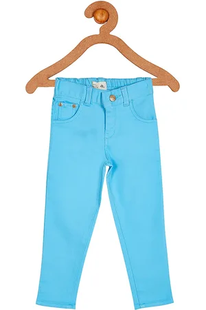 Cherry Crumble Girls Blue Mid-Rise Clean Look Jeans