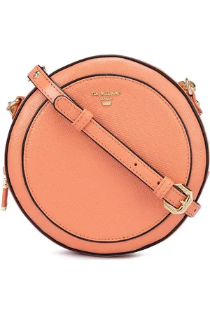 Da Milano Leather Textured Structured Sling Bag