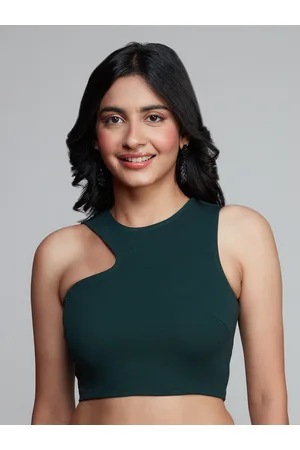 20Dresses Round Neck Sleeveless Fitted Crop Top