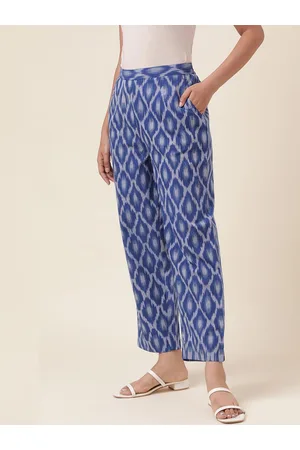 Buy Fabindia Women's Flared Cotton Pants online | Looksgud.in