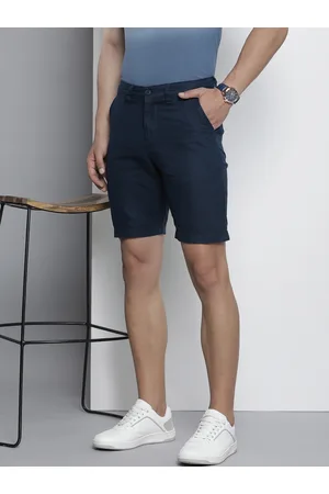 Nautica Men Linen Cotton Slim Fit Shorts