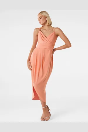 Forever New Shoulder Strap Tulip Hem Maxi Dress