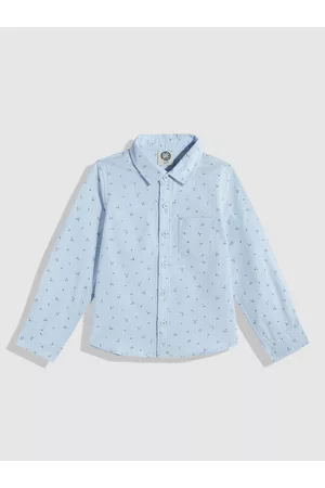 YK Boys Floral Opaque Printed Casual Shirt