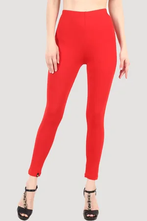 Popwings Skinny Fit Ankle Length Cotton Leggings