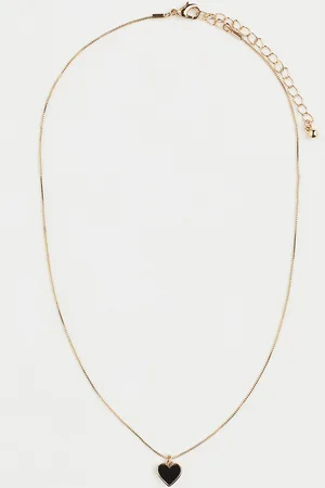 H&M Women Gold-Toned Pendant Necklace