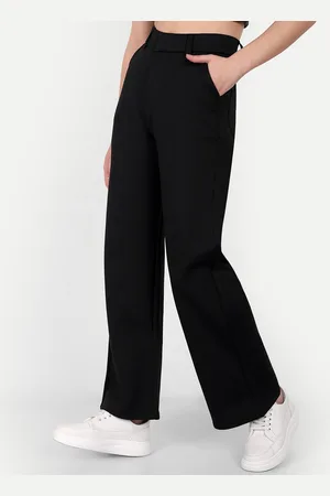 Broadstar Women Smart Loose Fit High-Rise Trousers