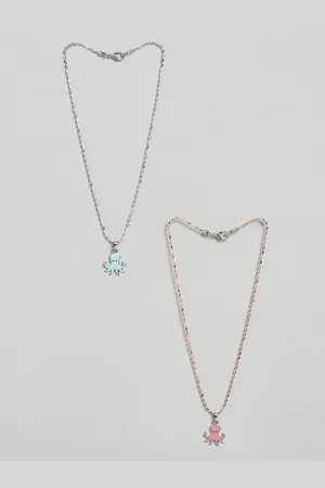 EL REGALO Girls Set Of 2 Necklace