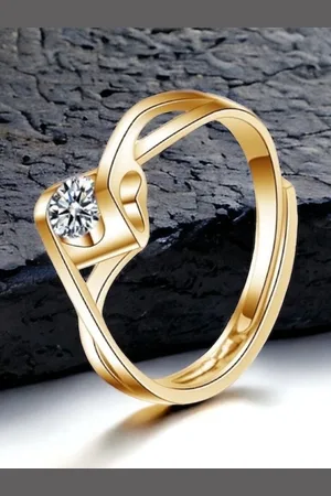 Myki Gold-Plated Adjustable Finger Ring