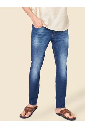 People by Pantaloons Grey Cotton Mid Rise Jeans