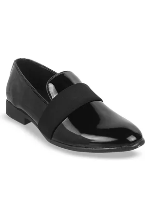 Metro Men Patent Leather Formal Slip-On Shoes