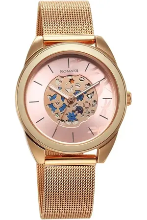 Sonata Women Unveil 2.0 Bracelet Style Straps Analogue Watch 8182WM02