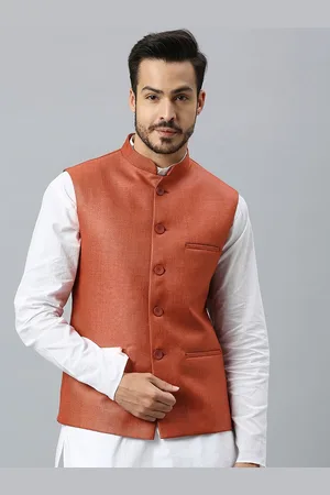 ESSAS club Jute Cotton Nehru Jacket