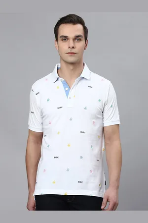 Beverly Hills Polo Club Embroidered Polo Collar Cotton T-shirt