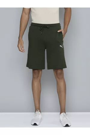 PUMA Men Slub Slim Fit Pure Cotton Sports Shorts
