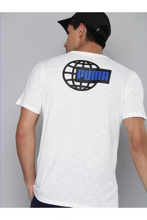 PUMA Men GRAPHIC Brand Logo Printed dryCELL Gym T-shirt