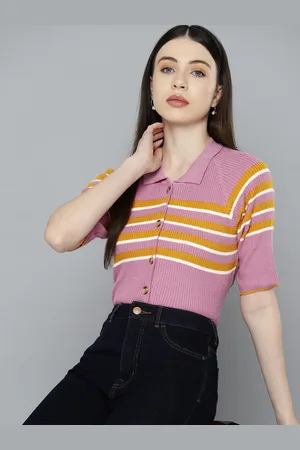 Chemistry Striped Shirt Style Top