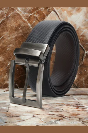 CRUSSET Men Textured Reversible Formal Belt