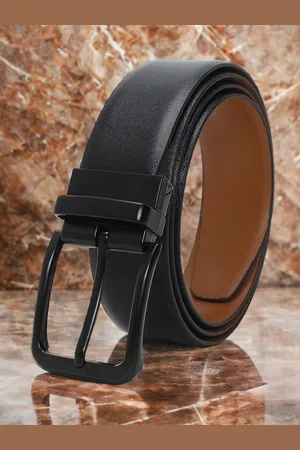 CRUSSET Men Leather Reversible Formal Belt
