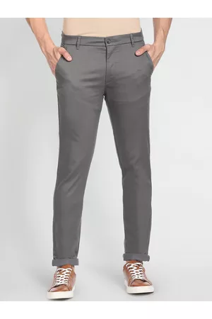 Arrow Men Skinny Fit Low-Rise Stretchable Chinos Trousers