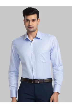 Park Avenue Relaxed Fit Self Design Pure Cotton Formal Shirt