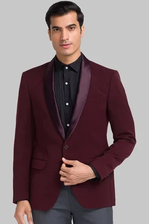 Park Avenue Shawl Collar Slim-Fit Single-Breasted Blazer