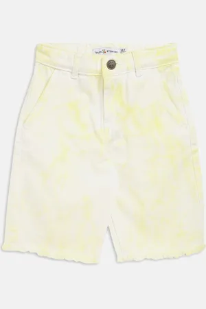 TALES & STORIES Boys Abstract Printed Cotton Shorts