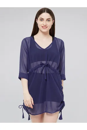 Mirchi Fashion Women Blue Flared Sleeves Kurta