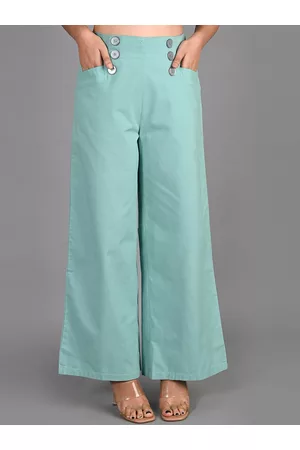 Buy SHOW OFF Women's Grey Solid Parallel Trousers Other Trouser Online at  Best Prices in India - JioMart.