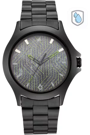 Fastrack Men Grey Brass Dial & Bracelet Style Straps Analogue Watch 3220NM01