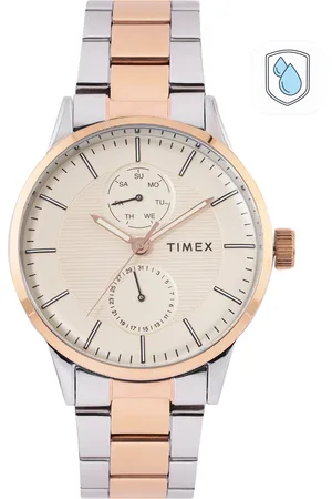 Timex Men Beige Multifunction Analogue Watch with Additional Strap TWEG19902