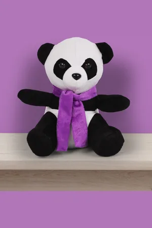DukieKooky Kids Panda With Scarf Soft Toy