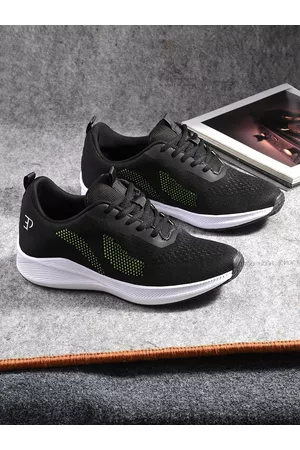 El Paso Men Textile Running Fresh Foam Lace Up Non-Marking Shoes