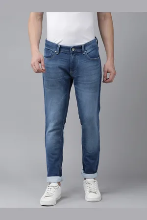 SPYKAR Men Super Slim Fit Low-Rise Light Fade Stretchable Jeans