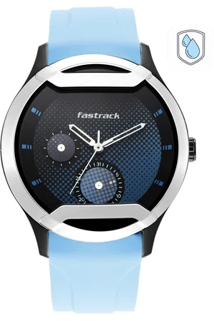 Fastrack Men Multicoloured Brass Dial & Blue Straps Analogue Watch 3268KP02