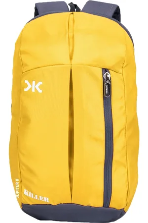 Killer Unisex Yellow Solid Hiking Bag