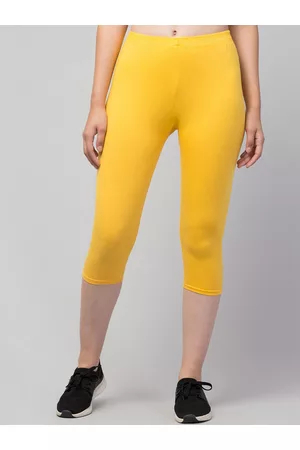 Apraa & Parma Clothing Women Skinny Fit Pure Cotton Sports Capris