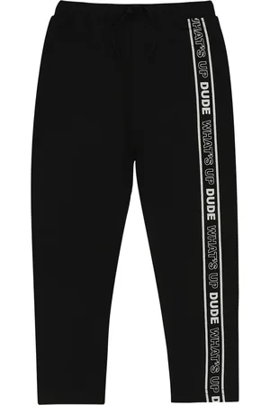 BodyCare Boys Side Panel Printed Details Cotton Track Pants
