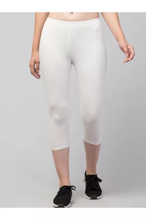 Apraa & Parma Clothing Women Skinny Fit Pure Cotton Sports Capris