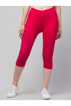 Apraa & Parma Clothing Women Skinny Fit Pure Cotton Sports Capris