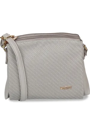 Metro Textured Structured Sling Bag
