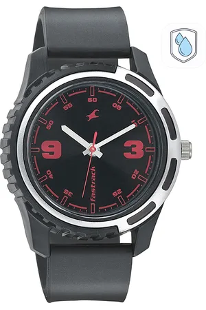 Fastrack Men Black Dial Watch 3114PP03