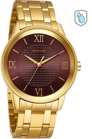 Sonata Utsav Men Purple Analogue Watch 7133YM03