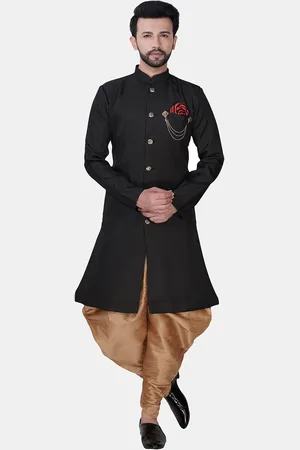 Avaeta Self Design Sherwani Set