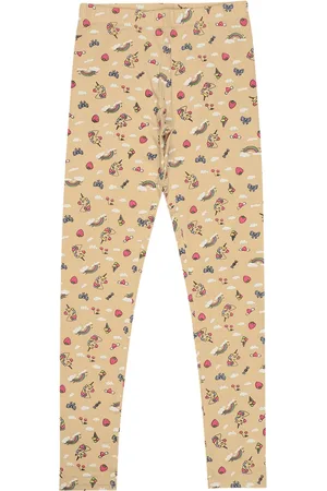 BodyCare Girls Printed Cotton Ankle-Length Leggings