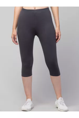 Apraa & Parma Clothing Women Skinny Fit Pure Cotton Sports Capris